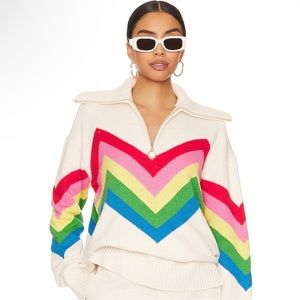 Show Me Your MUMU- Weston Half Zip Pullover